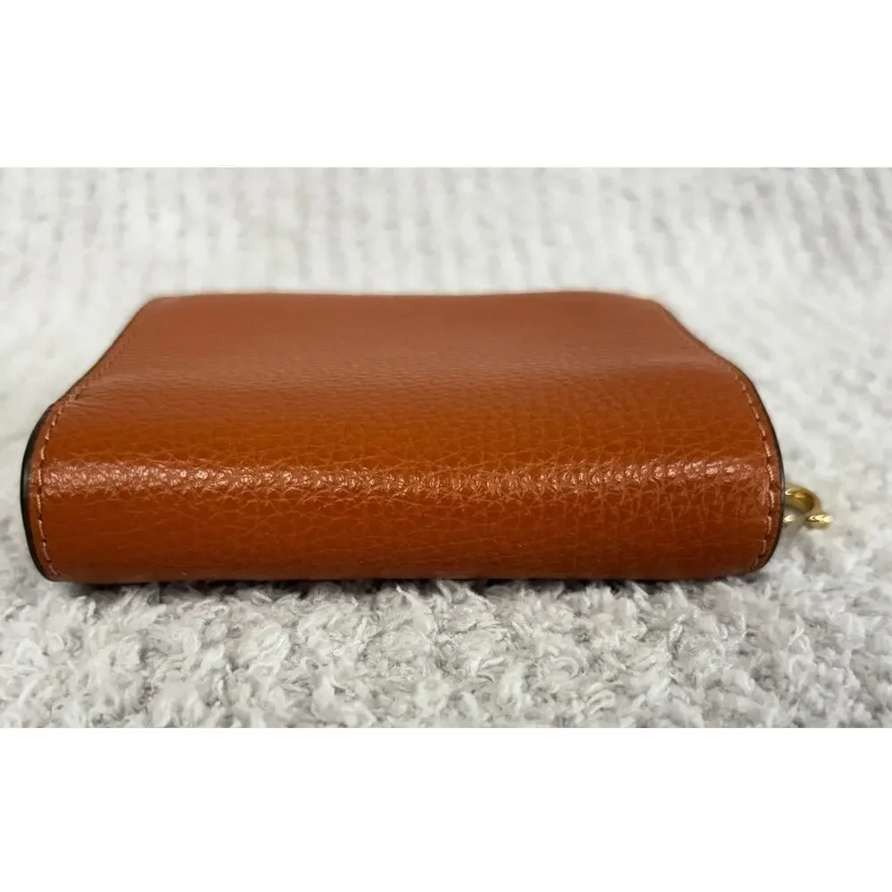 Coach Brown Leather Bifold Snap Wallet J2330 #76935 - Picture 3 of 8